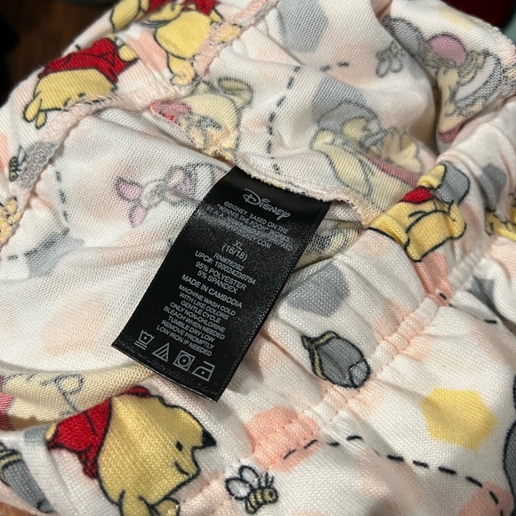 Disney mix match top large 22 pit bottom XL 18 waist Women's Pink Pajama Set - Picture 4 of 7